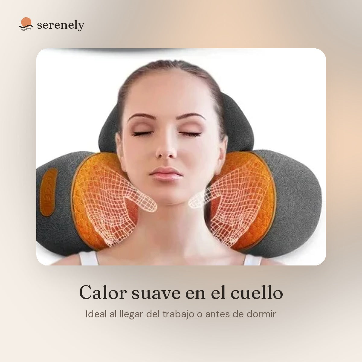 Calor suave en el cuello