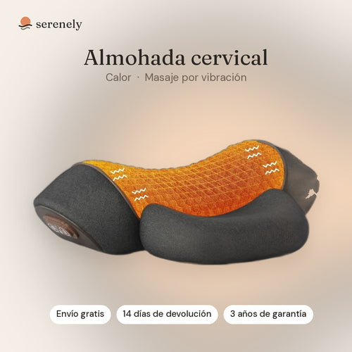 Almohada cervical con calor y masaje